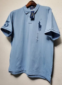 POLO RALPH LAUREN MESH COTTON BIG PONY HERREN #3 CUSTOM SLIM FIT POLOSHIRT: XL - Bild 1 von 3