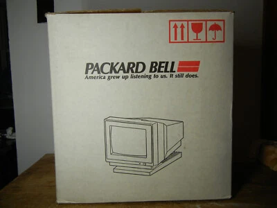 Box Only - 1991 Packard Bell - PB8542VG - 14" CRT Color Monitor Prop box vtg - Image 1 of 4