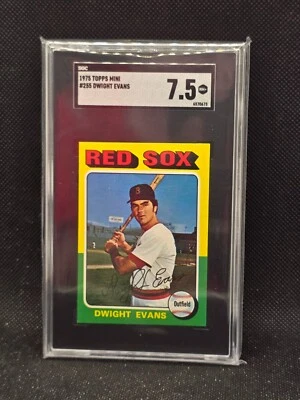 1975 Topps - Dwight Evans #255 SGC 7.5 - Image 1 of 2