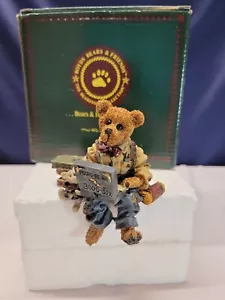 Vintage 1999 Boyds Bears Bearstone "NEVILLE... COMPUBEAR " - Bild 1 von 11