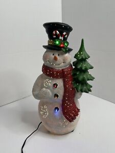 TARGET Fiber Optic LED Snowman w/ Christmas Tree 18” - In Box *RETIRED*