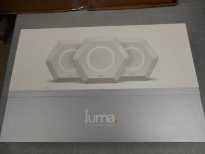 LUMA Intelligent Home Surround WiFi System White 3 Units - Image 1 of 3