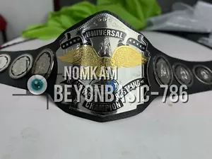 WWC CINTURA UNIVERSALE HEAVYWEIGHT WRESTLING CHAMPION 2MM4MM ZINCO TAGLIA ADULTO REPLICA - Foto 1 di 9