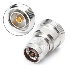 RF Coaxial Adapter L29 7/16 DIN Female Jack To N Male Plug Connector - Zdjęcie 1 z 8