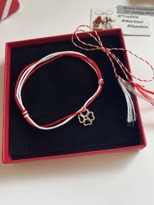 5 Stück Kleeblatt Symbol Sterling Silber 925 Martisor Armband St Partrick Handarbeit❤ - Bild 1 von 2