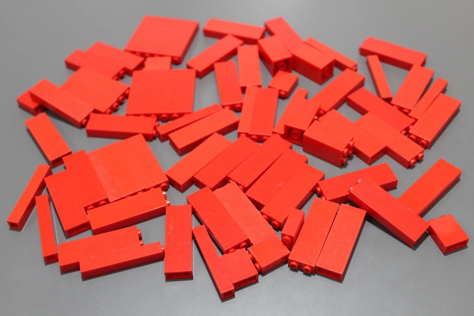LEGO Paneele Säule Wand Stütze 1x2x5 1x1x5 rot red #4137 - Bild 1 von 1