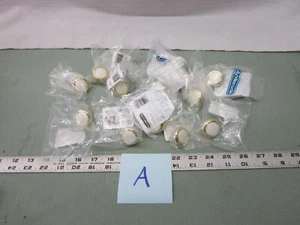 Neu Amerock Mitte zu Mitte Gold Weiß Keramik Schrank Knöpfe Menge 12 Home A - Bild 1 von 3