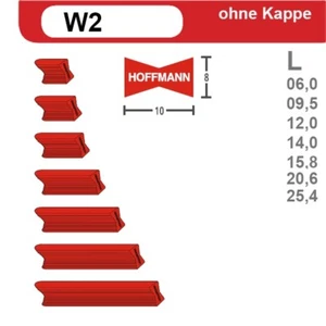 1000 Stück  Hoffmann Schwalben W2 Schwalbenverbinder viele Größen 1000 GÜNSTIG - Bild 1 von 3