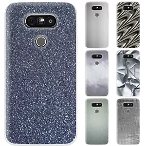 Custodia protettiva effetto argento dessana custodia cellulare adatta per LG - Foto 1 di 14