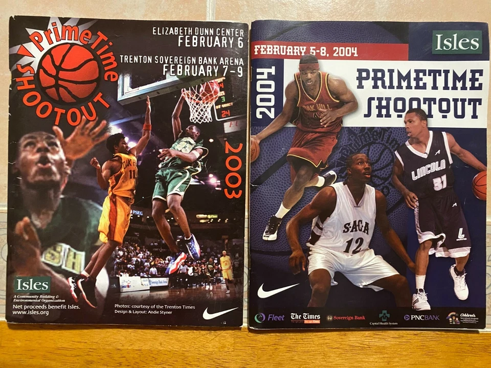 Programas: LeBron James High School Prime Time Shootout 2003 + Dwight Howard 2004 Foto 1 de 1