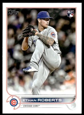 2022 Topps Update ROOKIE Ethan Roberts Rookie Chicago Cubs #US256 R29 - Image 1 of 2