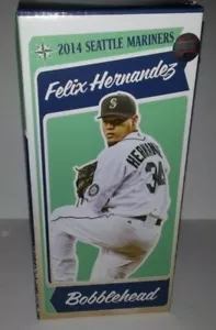 FELIX HERNANDEZ 2014 BOBBLEHEAD SGA Seattle Mariners NUEVO EN PAQUETE - Imagen 1 de 6