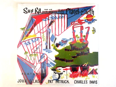 SUN RA VISITS PLANET EARTH LP SEALED VINYL EXPERIMENTAL JAZZ — 第 1/2 张图片