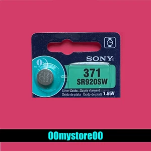 [Exp 10/2030] 1pc SONY 371 370 SR920W SR920SW New Watch Battery Ships From CA - Picture 1 of 6