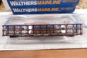 HO Scale Walthers (4) 89' Tri-Level Open Auto Rack Chicago,Burlington & Quincy - Picture 1 of 4