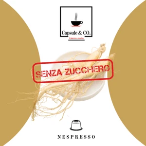 50 CAPSULE CIALDE CAPSULE&CO AL GUSTO GINSENG AMARO COMPATIBILE NESPRESSO® - Foto 1 di 1