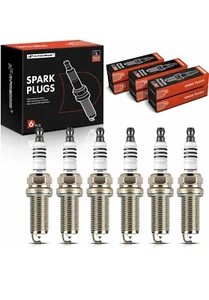 A-Premium Iridium Platinum Spark Plugs 93501 LKAR7BIX-11S (Pack of 6) Compatible - Picture 1 of 6
