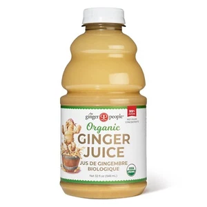 2 Pack The Ginger People Organic Ginger Juice, 99.7% Pure Ginger Juice, 32 Ounce - Picture 1 of 12