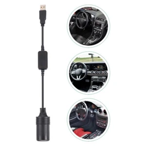 5 V USB auf 12 V Zigarettenanzünder Adapter Stromwandler Steckdose Buchse - Bild 1 von 12