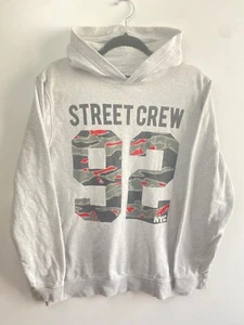 Sudadera con capucha Skate Nation USA NYC Style niños 170/176 blanco / A+ - Imagen 1 de 10
