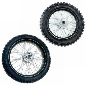 12mm Axle 17 Inch Front 14 inch Rear Wheel Rim Tyre Tire PIT Trail Dirt Bike - Foto 1 di 14