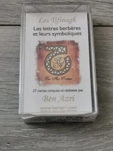 Oracle Le Tifinagh les lettres berbères et leurs symboliques Français 27 cartes - Picture 1 of 6