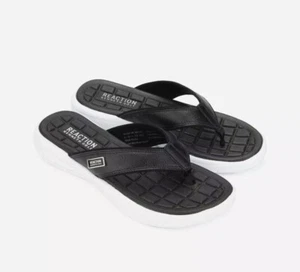 Kenneth Cole Reaction Damen-Sandalen vier Riemen-Flip-Flop Slipper schwarz 11 - Bild 1 von 8