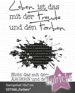 Kulricke Stempelset "Farbe" Clear Stamp Motiv-Stempel - Bild 1 von 1