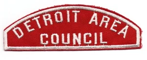Detroit Area Council (64mm) RWS, Red & White Strip, neuwertig! - Bild 1 von 1