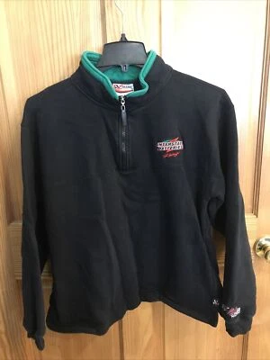Bobby Labonte NASCAR Chase Authentics Mens 1/4 Zip Sweatshirt Black M (NJ-542) - Image 1 of 4