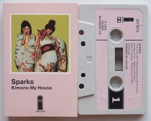 SPARKS - KIMONO MY HOUSE (ISLAND ZCI9272) 1974 UK CASSETTE TAPE - Picture 1 of 4