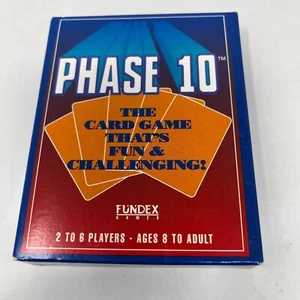 Phase 10: Card Game That's Fun & Challenging - Fundex Games 1992 COMPLETE - Picture 1 of 7