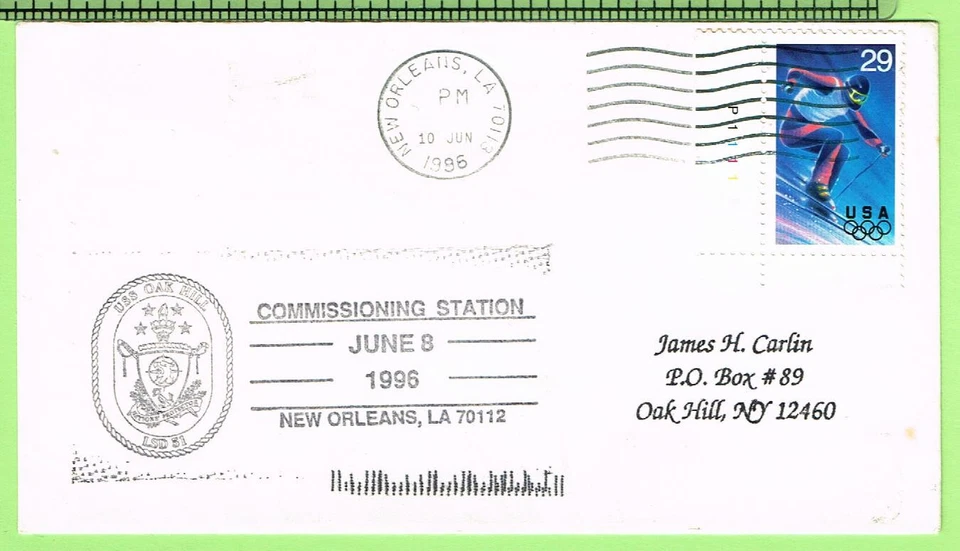 USS Oak Hill LSD 51 June 10 1996 - Image 1 of 1