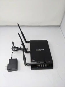 CradlePoint MBR1200 4-Port Gigabit Wireless N Router Antennas & Adapter- Tested  - Picture 1 of 7