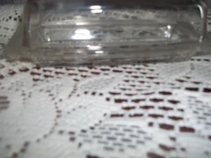 Vintage Pyrex 72-B Clear Glass Butter Dish Corning NY USA Covered Lid with Base - Picture 1 of 3