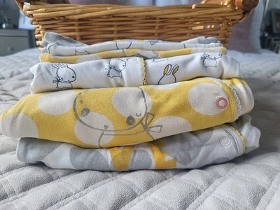 All Next Easter Bunny Sleepsuits Bundle Babygrows Baby Girl First Size Newborn - Image 1 of 4