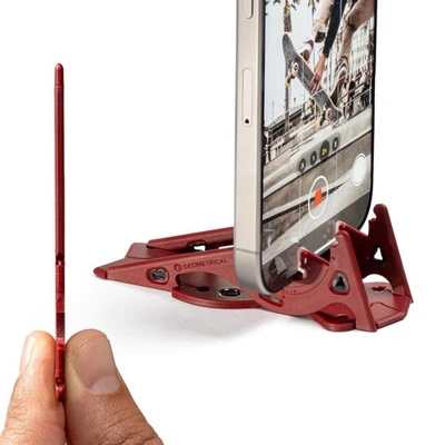 Pocket Tripod PROv2 - Card-Size Stand, for iPhone, Blood Red Universal Kit - Image 1 of 4