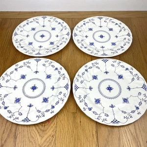 4 x Vintage Myott Finlandia Blue Denmark Dinner Plates - 25.5 cm / 10” - Picture 1 of 6