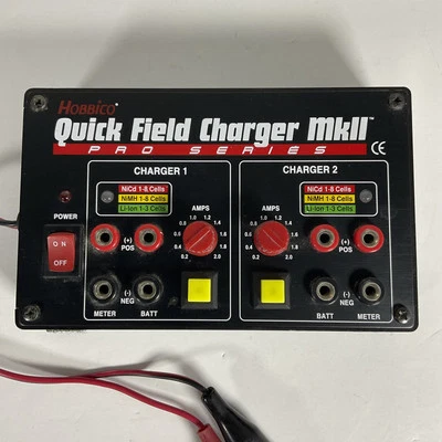 Hobbico Quick Field Charger MkII Pro Series Charges NiCd NiMH Li-Ion HCAP0290 - Image 1 of 4