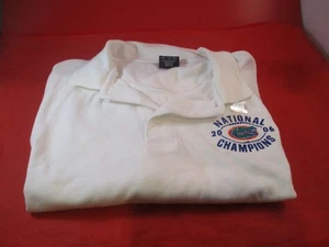 University of Florida Gators 2006 Football National Champions White Polo Shirt - Picture 1 of 4