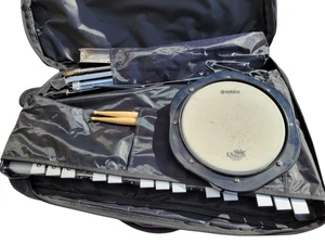 Yamaha Xylophone Mallet Keyboard Bell Kit With Case Practice Pad Sticks Stand - Picture 1 of 12