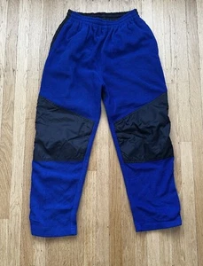 Vintage 90's The North Face Denali Pants Sz M Ski & Snowboard Blue & Black USA - Picture 1 of 6
