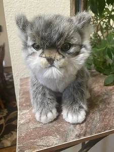 Hansa Pallas Gattino Creazioni Artigianali Peluche Adorabile Gattino Gatto con Baffi 8" - Foto 1 di 15