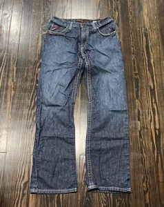 Ariat FR M4 Relaxed Boot Jeans Men’s 31 x 34 Dark Blue Wash Cotton - Picture 1 of 6