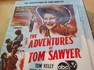 THE ADVENTURES OF TOM SAWYER 1938 SUPER 8 COLOUR SOUND 400FT 8MM CINE FILM - Bild 1 von 15