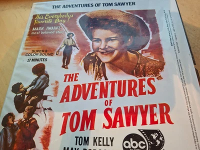 THE ADVENTURES OF TOM SAWYER 1938 SUPER 8 COLOUR SOUND 400FT 8MM CINE FILM - Image 1 of 4