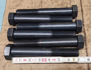 1 Zoll - 8 x 7 Zoll Sechskantschraube Klasse 5 einfache Oberfläche Menge 6 - Bild 1 von 1