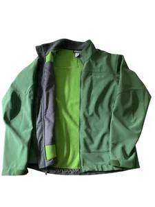 Patagonia Jacket Men’s LARGE Adze Polartec Softshell Windbloc Green Excellent! - Picture 1 of 17