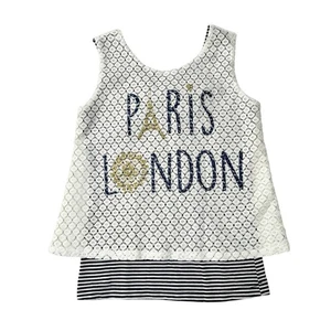 Lily Bleu Paris London Layered Shirt Size 5 - Picture 1 of 5