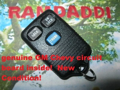 New Cond GM 10239647 Key Fob Remote 91/96 Blazer Jimmy Bravada Camaro Impala G10 - Image 1 of 2